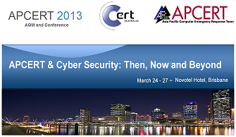 APCERT AGM & Conference 2013